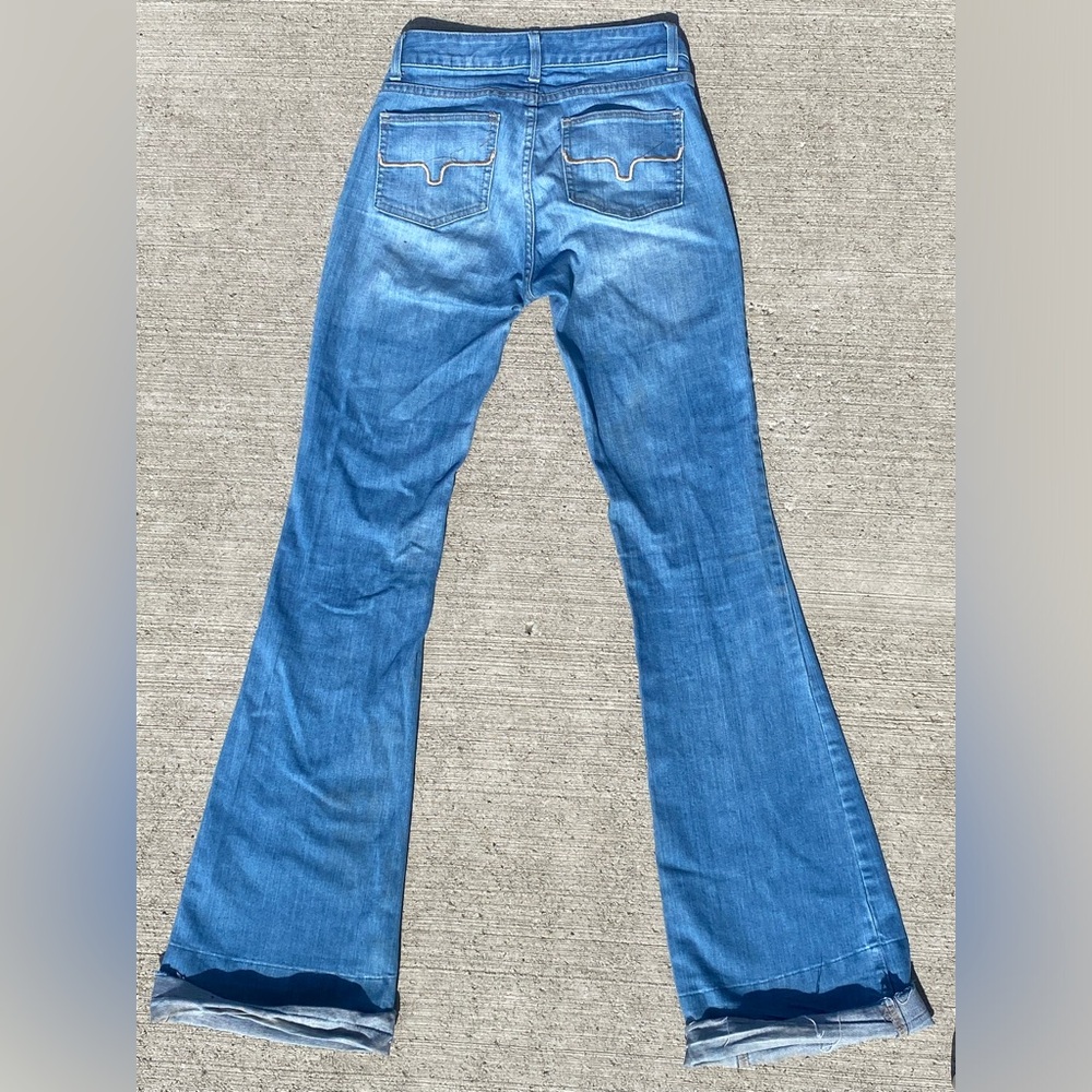 Women's Blue Flared Jeans